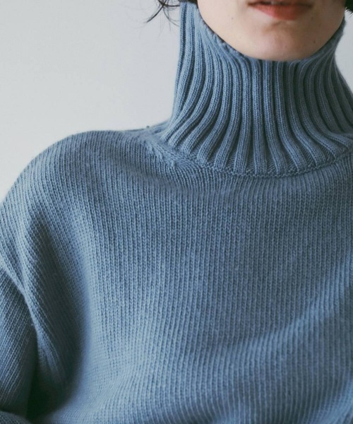 anuke（アンヌーク） ニット セーター Merinowool Turtle Knit