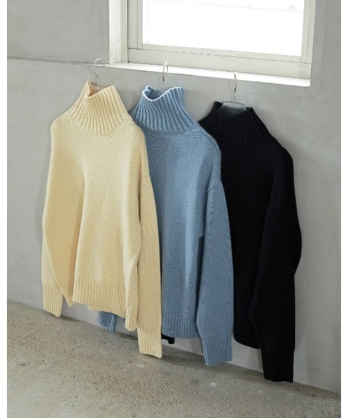 anuke アンヌーク Merinowool Turtle Knit 62520 anuke（アンヌーク） ニット セーター Merinowool Turtle Knit