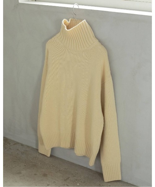 anuke アンヌーク Merinowool Turtle Knit 62520 ànuke online store（アンヌーク） / Slit Turtle KnitSlit Turtle