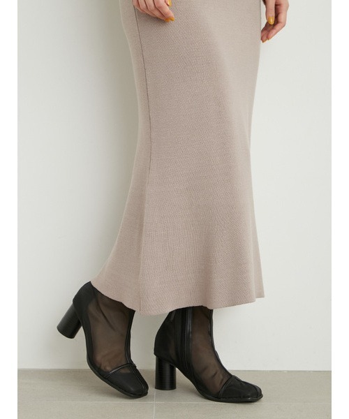 「LILY BROWN」 ニットワンピース FREE ネイビー レディース_画像4