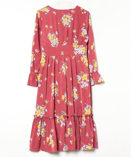 「31 Sons de mode」 長袖ワンピース 38 レッド レディース_画像2