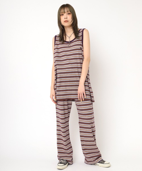 「RNA」 ノースリーブワンピース MEDIUM 杢グレー レディース_画像5