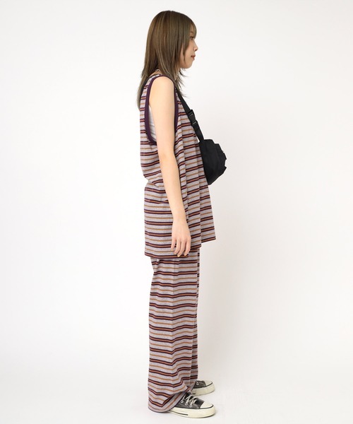 「RNA」 ノースリーブワンピース MEDIUM 杢グレー レディース_画像6