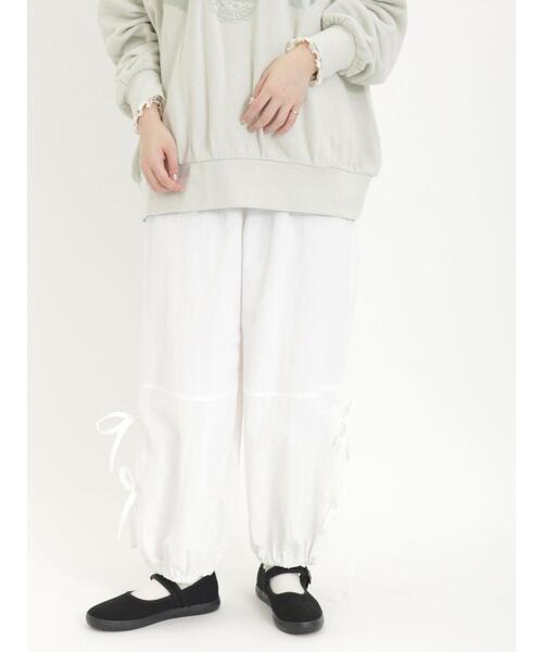 「Samansa Mos2」 イージーパンツ F カーキ レディース_画像2