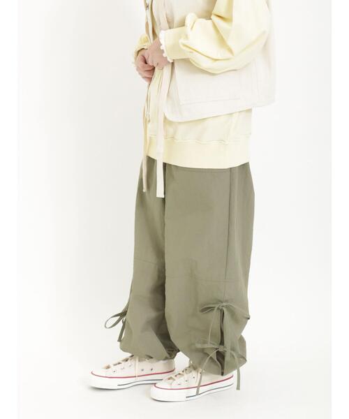 「Samansa Mos2」 イージーパンツ F カーキ レディース_画像9