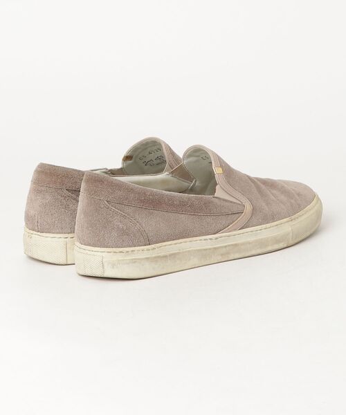 「BLUE WORK」 スリッポン 40 ベージュ メンズ_画像2