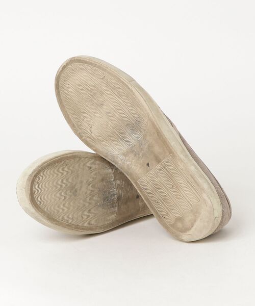 「BLUE WORK」 スリッポン 40 ベージュ メンズ_画像3