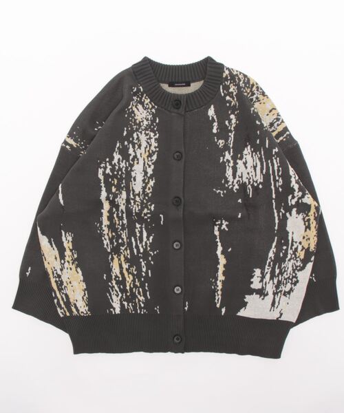 「JEANASIS」 ニットカーディガン FREE グレー系その他 レディース_画像6