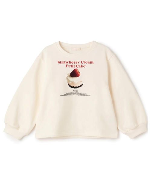 トレーナー 「Lycee mine バレエシリーズ」「裏起毛」ケーキ転写
