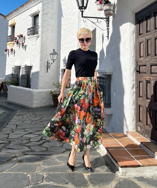 JENNE」 フレアスカート SMALL ブラック レディース : ZOZOTOWN Yahoo