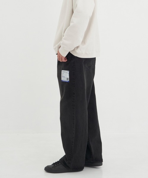 ワイドパンツ ジーンズ メンズの画像