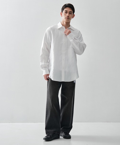 ワイドパンツ ジーンズ メンズの画像
