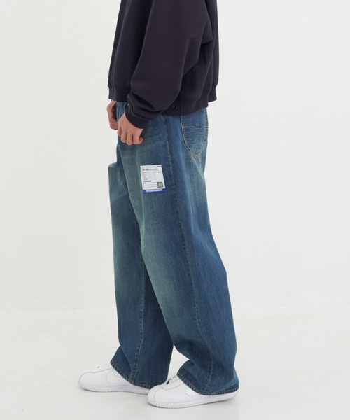 ワイドパンツ ジーンズ メンズの画像