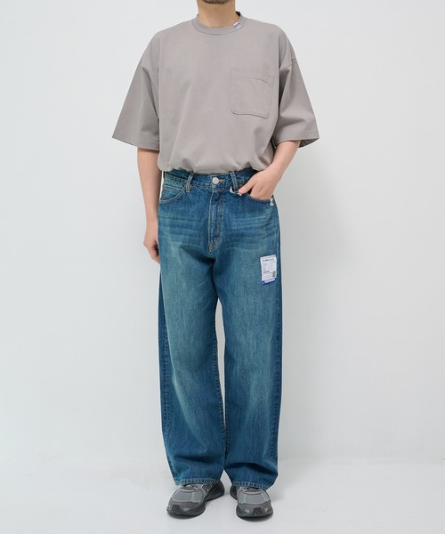 ワイドパンツ ジーンズ メンズの画像