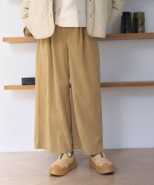 「studio CLIP」 コーデュロイパンツ LARGE ナチュラル レディース_画像8