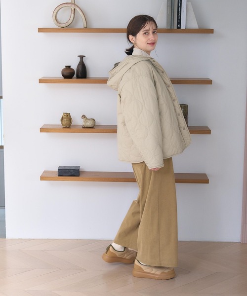 「studio CLIP」 コーデュロイパンツ LARGE ナチュラル レディース_画像9