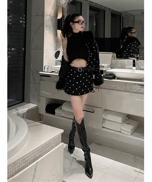 Darich（ダーリッチ） ミニスカート M ホワイト レディース : ZOZOTOWN