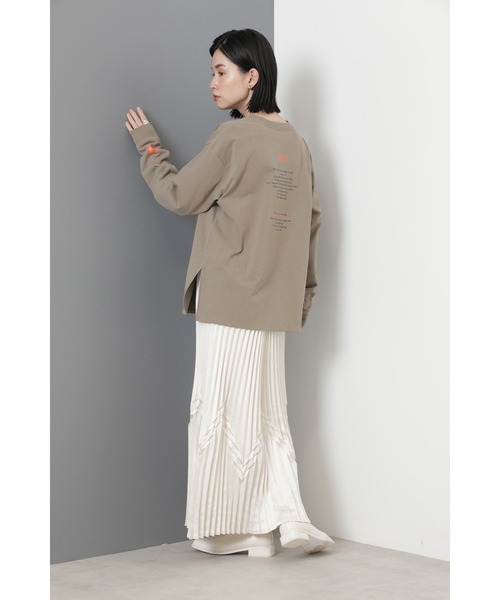 「mici」 長袖カットソー ONE SIZE ベージュ レディース_画像6