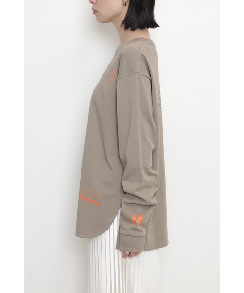 「mici」 長袖カットソー ONE SIZE ベージュ レディース_画像9