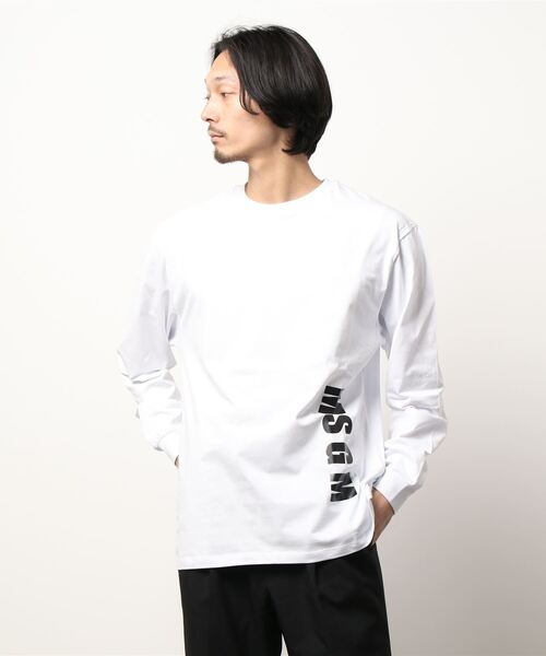 MSGM（エムエスジーエム） 長袖Tシャツ S ブラック メンズ : ZOZOTOWN 
