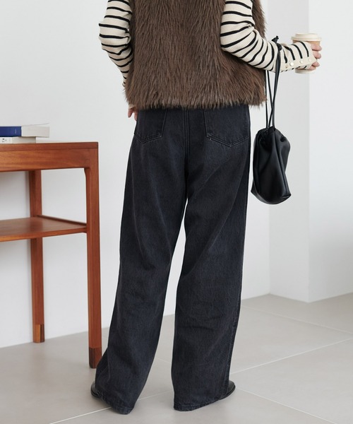 「DISCOAT」 デニムパンツ LARGE ブルー レディース_画像8