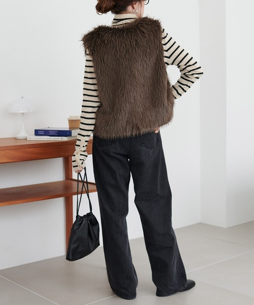 「DISCOAT」 デニムパンツ LARGE ブルー レディース_画像9