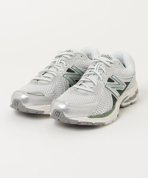 「New Balance」 ローカットスニーカー 24.5cm シルバー系その他3 レディース_画像5