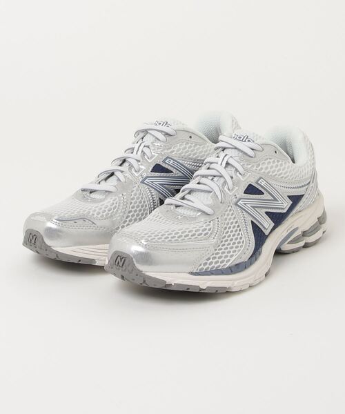 「New Balance」 ローカットスニーカー 24.5cm シルバー系その他3 レディース_画像6
