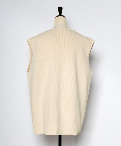 「Bonjour Sagan」 ニットベスト FREE ネイビー レディース_画像5