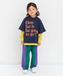 ワイドパンツ パンツ 「リンク」サイドラインパ...の詳細画像1