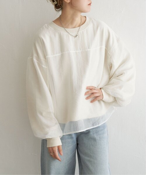 「notch.」 スウェットカットソー M グレー レディース_画像2