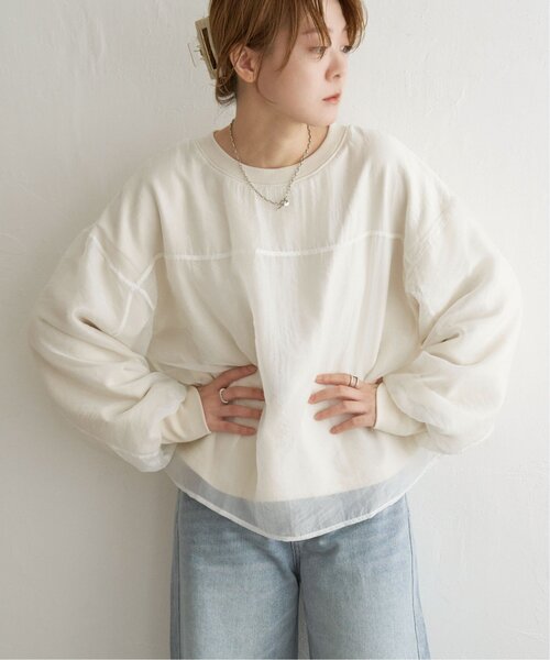 「notch.」 スウェットカットソー M グレー レディース_画像3