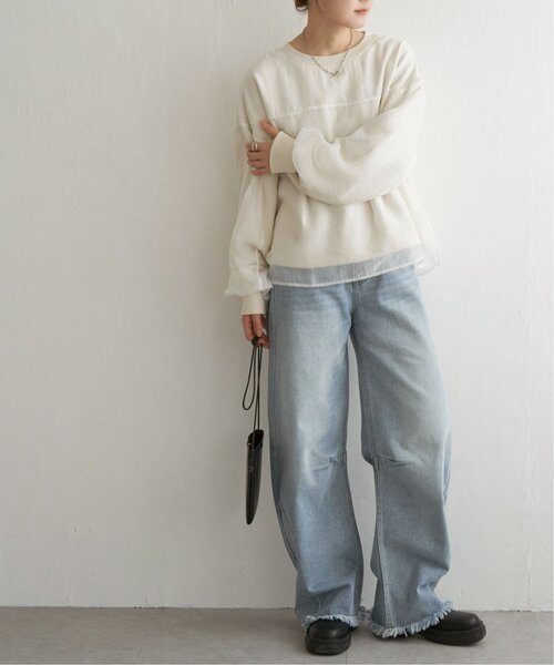 「notch.」 スウェットカットソー M グレー レディース_画像5