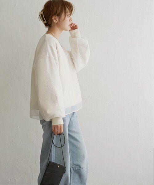 「notch.」 スウェットカットソー M グレー レディース_画像6