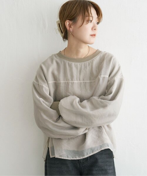 「notch.」 スウェットカットソー M グレー レディース_画像7