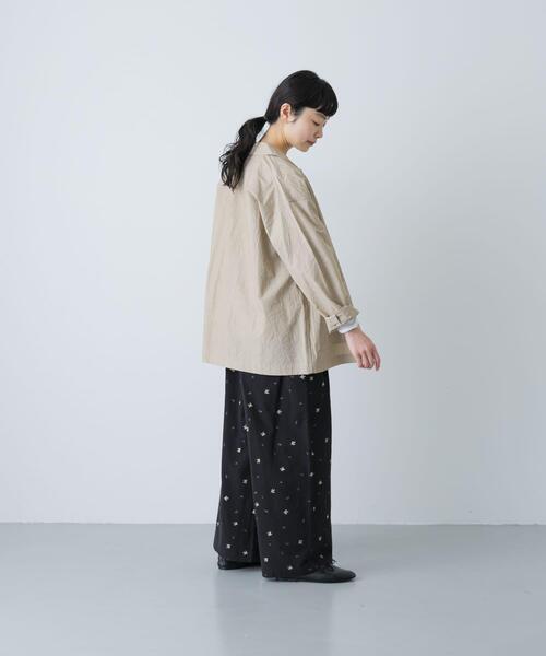 かぐれ パンツ ツバメ刺繍イージーパンツ レディース : ZOZOTOWN Yahoo