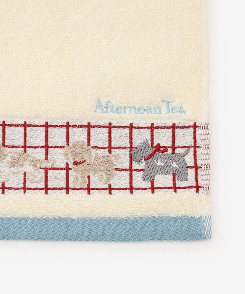 Afternoon Tea（アフタヌーンティー） ハンカチ アニマル刺繍ミニ