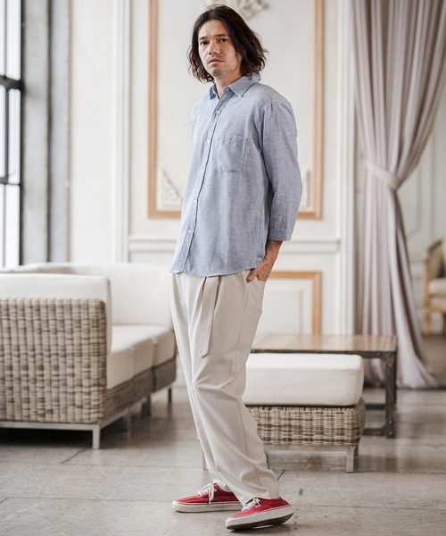 CAMBIO（カンビオ） ワイドパンツ スラックス mp14686-Stretch