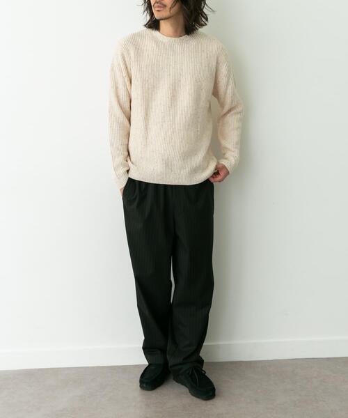 「URBAN RESEARCH Sonny Label」 長袖ニット LARGE グレー メンズ_画像4
