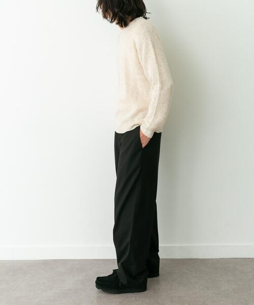 「URBAN RESEARCH Sonny Label」 長袖ニット LARGE グレー メンズ_画像6