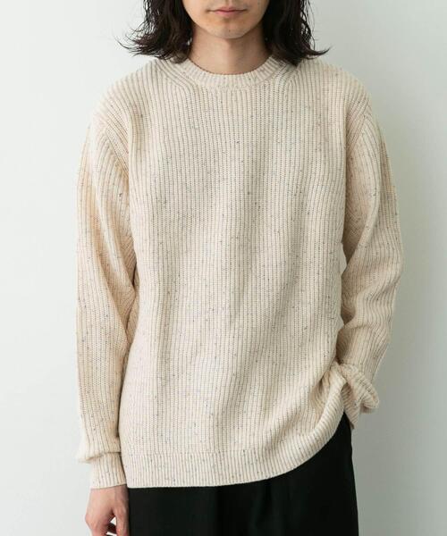 「URBAN RESEARCH Sonny Label」 長袖ニット LARGE グレー メンズ_画像8
