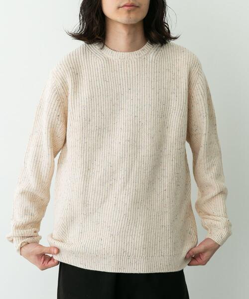 「URBAN RESEARCH Sonny Label」 長袖ニット LARGE グレー メンズ_画像9