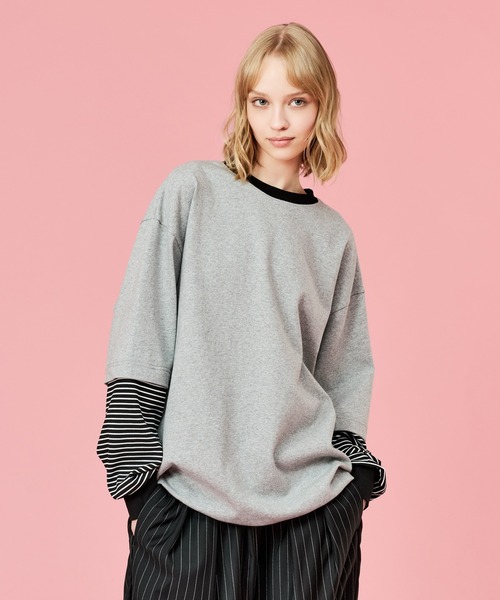 WETTEMPT tシャツ LAYERED LIKE BORDER L/S TEE / レイヤードライク