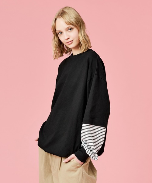 WETTEMPT tシャツ LAYERED LIKE BORDER L/S TEE / レイヤードライク