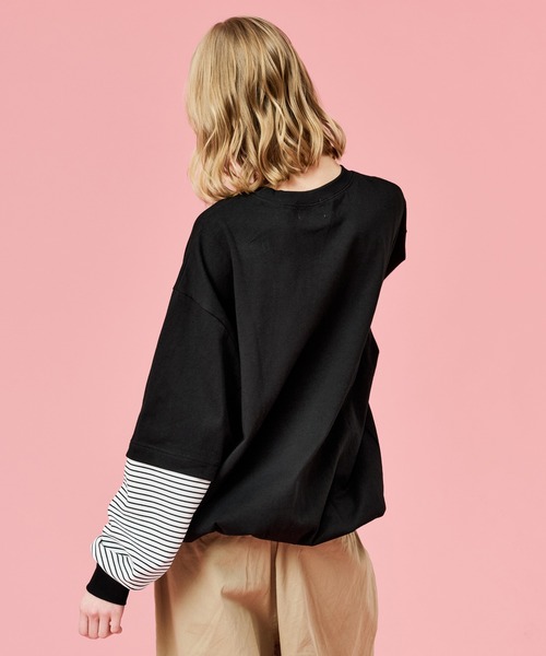 WETTEMPT tシャツ LAYERED LIKE BORDER L/S TEE / レイヤードライク