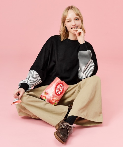 WETTEMPT tシャツ LAYERED LIKE BORDER L/S TEE / レイヤードライク
