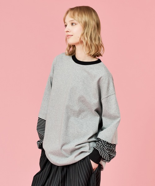 WETTEMPT tシャツ LAYERED LIKE BORDER L/S TEE / レイヤードライク