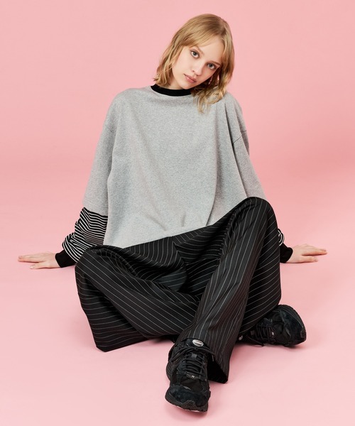WETTEMPT tシャツ LAYERED LIKE BORDER L/S TEE / レイヤードライク