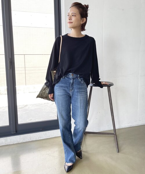 「Spick & Span」 長袖ニット FREE ホワイト レディース_画像7