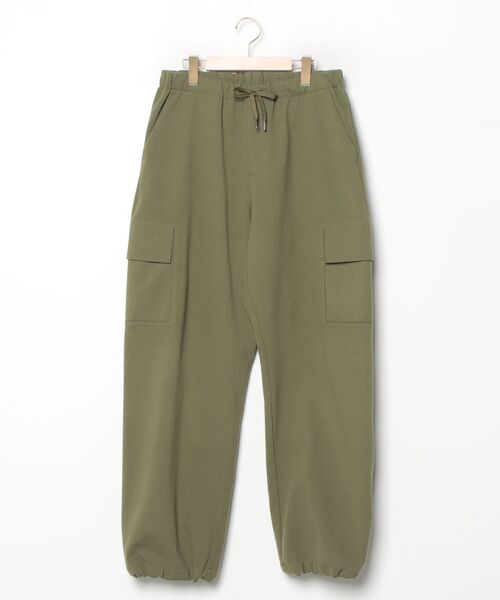 「DESCENTE」 カーゴパンツ O グリーン メンズ